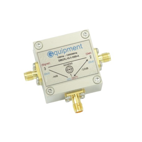 Directional coupler, 10dB coupling, 1-1000MHz