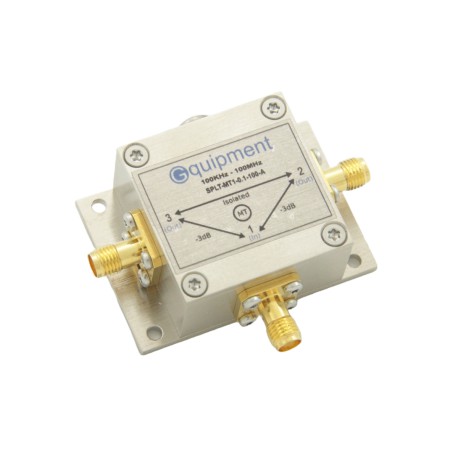 Power splitter / combiner MT1 -6dB 0.1-100MHz with mounting flange