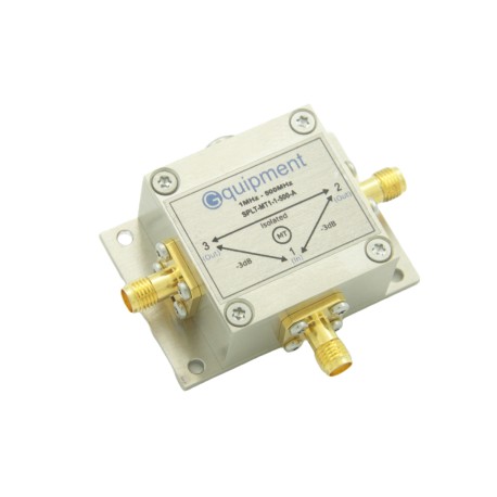 Power splitter / combiner MT1 -6dB 1-500MHz with mounting flange