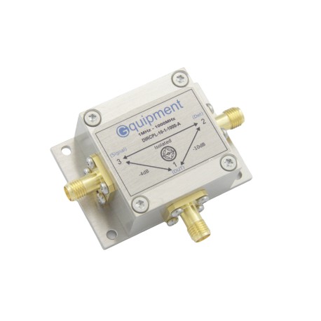 Directional coupler, 10dB coupling,  1-1000MHz with mounting flange