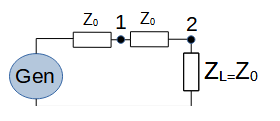 circuit of a series resistor