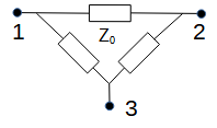 circuit of a splitter
