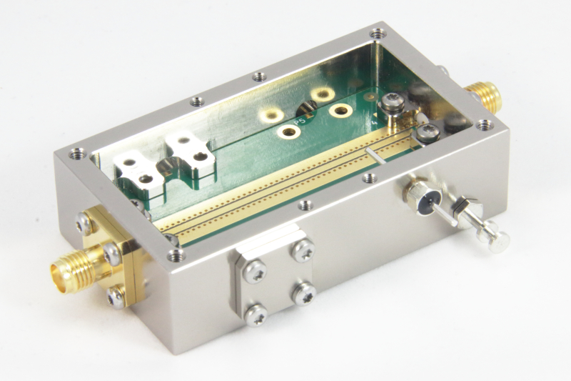 RF Enclosure MINI-EXT-FX as a PCB fixture