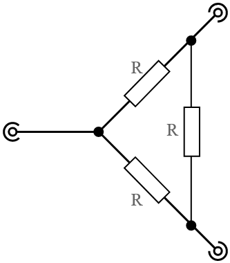 resistive power splitter